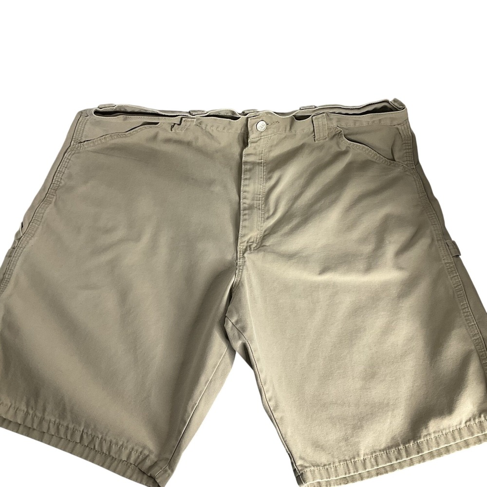 Wrangler Utility Shorts Size 36 Rise 13 Inseam 9‎ Beige Cargo Casual